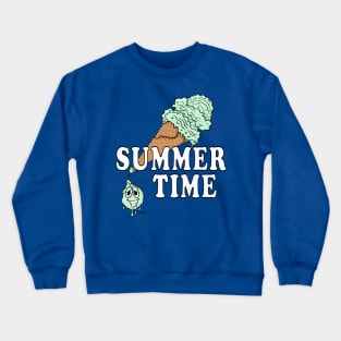 ICE CREAM SUMMER TIME Crewneck Sweatshirt